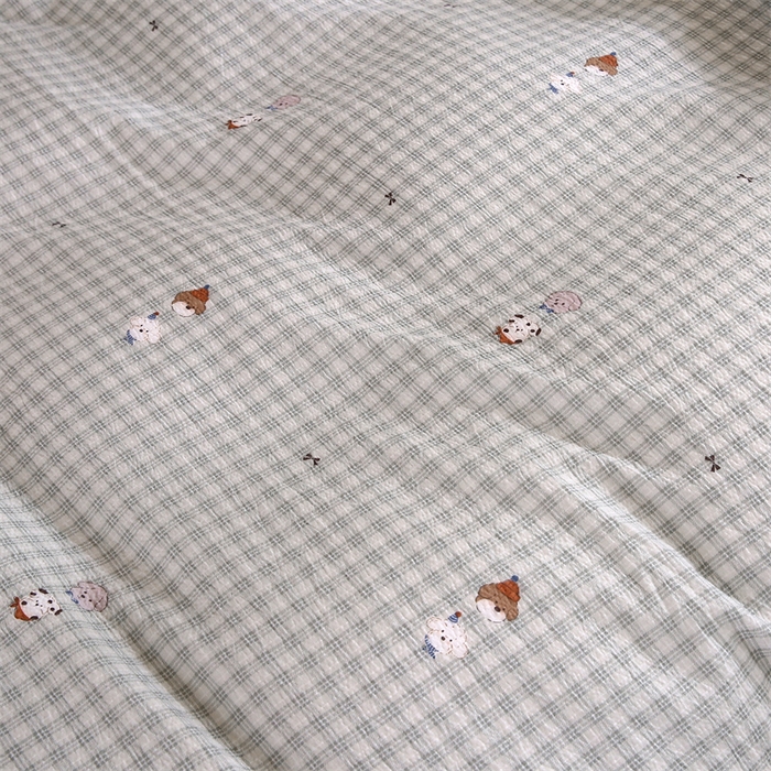 91家纺网 家纺一手货源 找家纺 梵克保罗 2025春夏新款双层纱学生宿舍床单款三件套六件套大礼包学生季 英俊