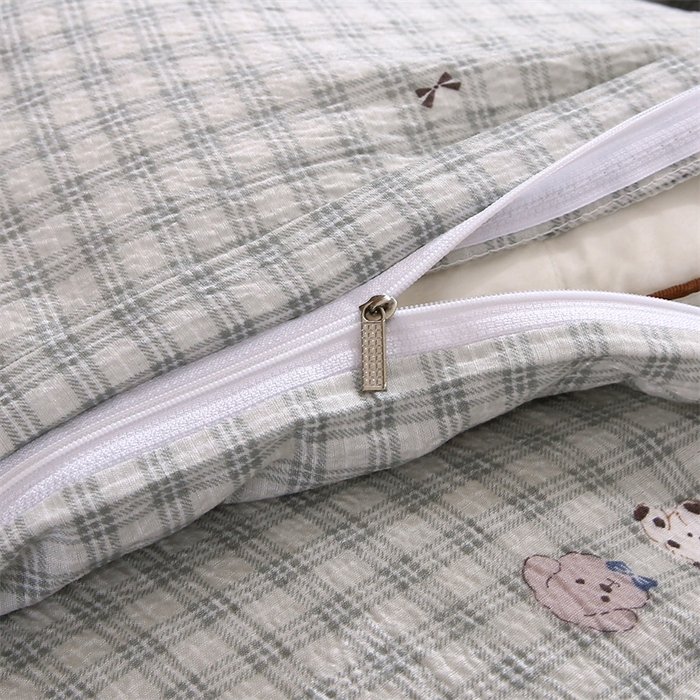 91家纺网 家纺一手货源 找家纺 梵克保罗 2025春夏新款双层纱学生宿舍床单款三件套六件套大礼包学生季 英俊