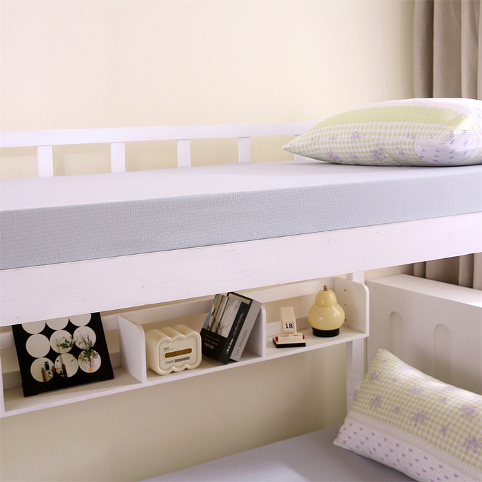 91家纺网 家纺一手货源 找家纺 梵克保罗 2025春夏新款双层纱学生宿舍床单款三件套六件套大礼包学生季 绿色心情