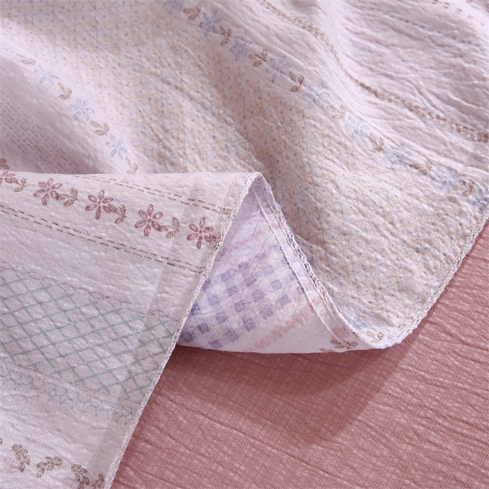 91家纺网 家纺一手货源 找家纺 梵克保罗 2025春夏新款双层纱学生宿舍床单款三件套六件套大礼包学生季 金榜题名条纹