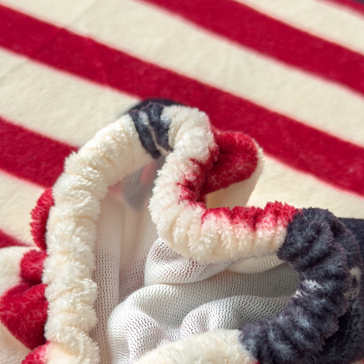 91家纺网 家纺一手货源 找家纺 久云居 2025新款高克重牛奶绒床笠 大象乐园