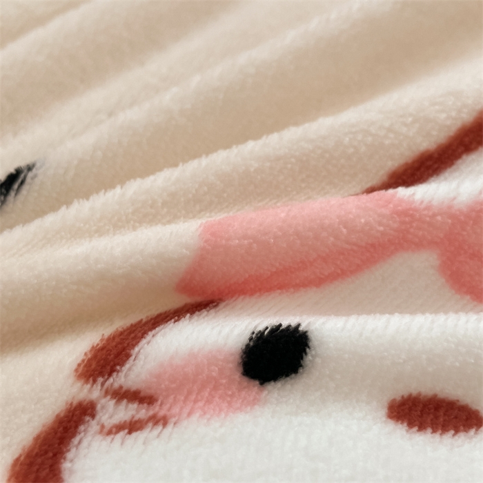 91家纺网 家纺一手货源 找家纺 寻米 2025新款高克重加厚保暖牛奶绒四件套-第二批 好眠兔兔