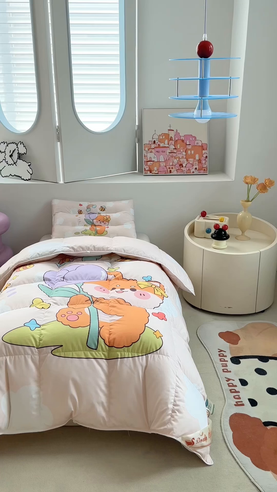 91家纺网 家纺一手货源 找家纺 暖羽屋羽绒馆 2025新款鹅绒被子 儿童羽绒被芯95白鹅绒 幼儿园冬被 学生羽绒被宿舍春秋被 小柴乐乐