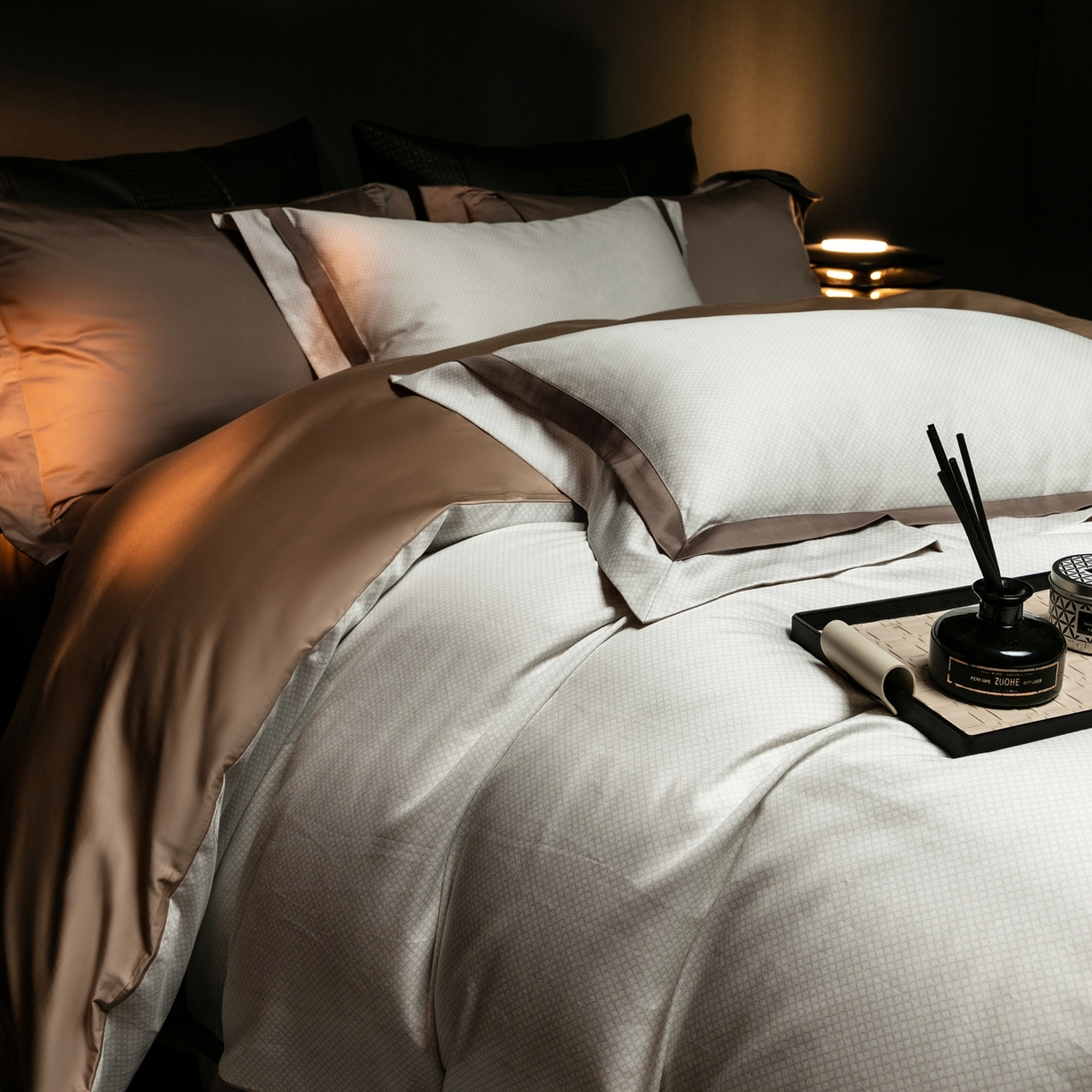 91家纺网 家纺一手货源 找家纺 （总）ONE TWO ONE 121 2025新款高支高密全棉贡缎长绒精工细作工艺款-维希【会员减-20】  控价 498 -51