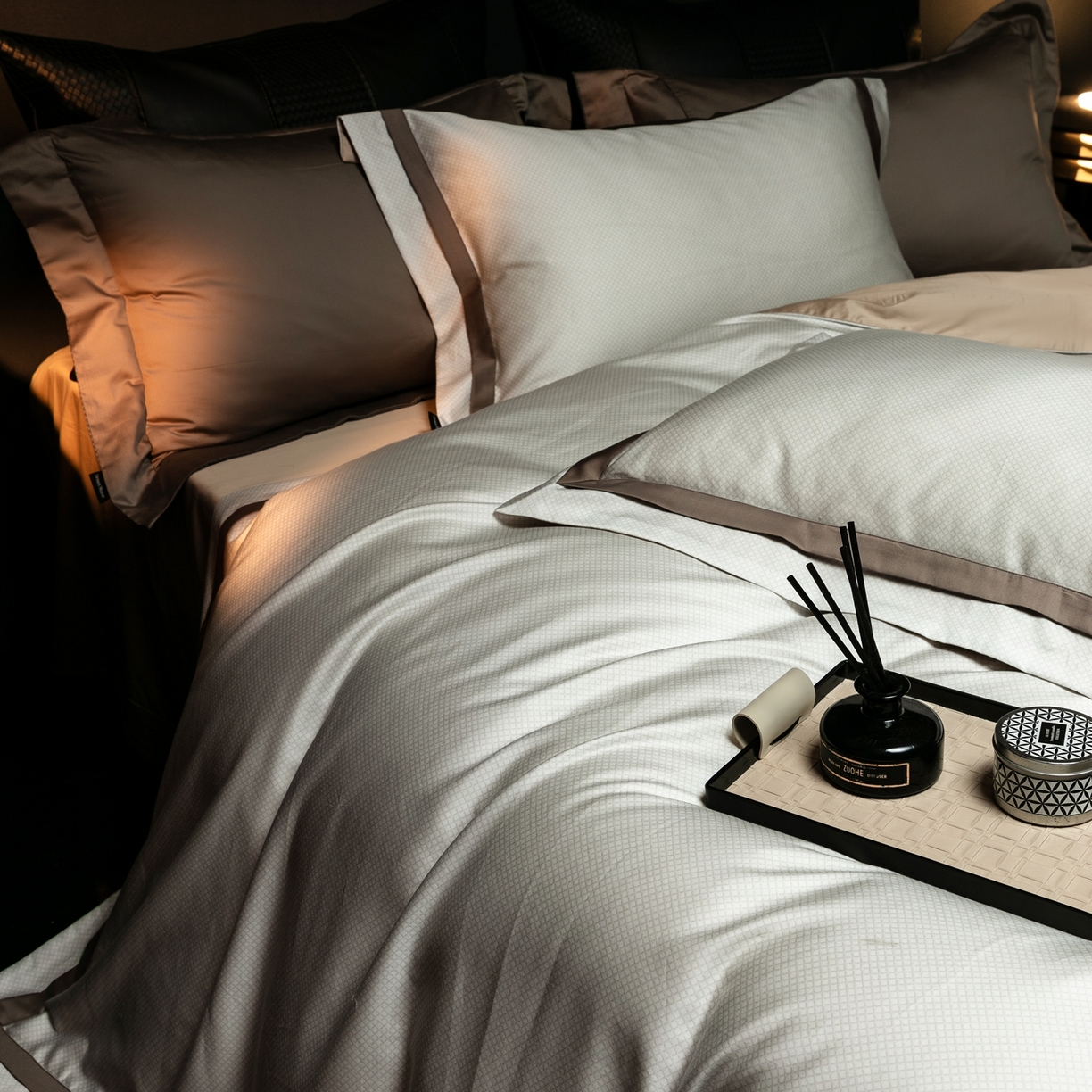 91家纺网 家纺一手货源 找家纺 （总）ONE TWO ONE 121 2025新款高支高密全棉贡缎长绒精工细作工艺款-维希【会员减-20】  控价 498 -51