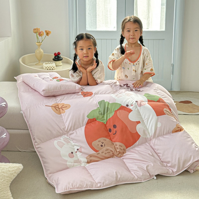 91家纺网 家纺一手货源 找家纺 暖羽屋羽绒馆 2025新款鹅绒被子 儿童羽绒被芯95白鹅绒 幼儿园冬被 学生羽绒被宿舍春秋被 好事发生