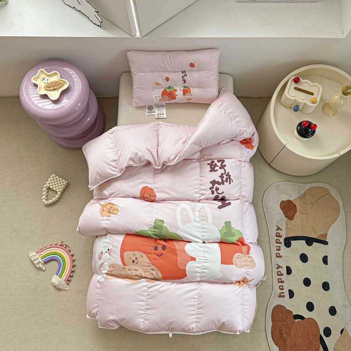 91家纺网 家纺一手货源 找家纺 暖羽屋羽绒馆 2025新款鹅绒被子 儿童羽绒被芯95白鹅绒 幼儿园冬被 学生羽绒被宿舍春秋被 好事发生