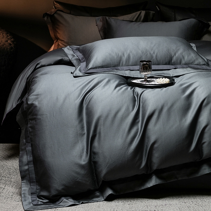 91家纺网 家纺一手货源 找家纺 ONE TWO ONE 121 2025新款高支高密全棉贡缎长绒精工细作工艺款-维希【会员减-20】  控价 498 -51 维希-深灰