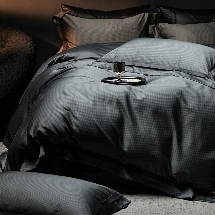 91家纺网 家纺一手货源 找家纺 ONE TWO ONE 121 2025新款高支高密全棉贡缎长绒精工细作工艺款-维希【会员减-20】  控价 498 -51 维希-深灰