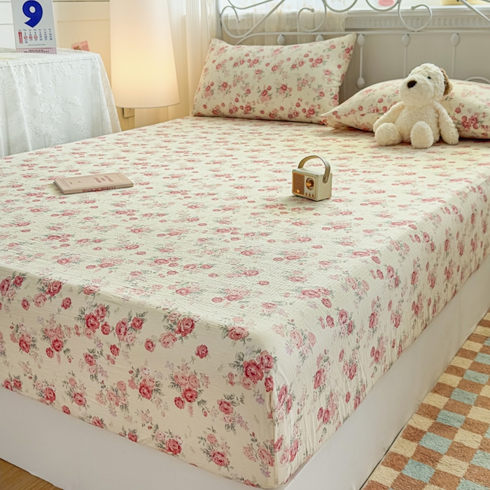 91家纺网 家纺一手货源 找家纺 （总）爱彼家纺 2025新款水洗水洗棉印花床笠单品床笠床笠三件套风格一