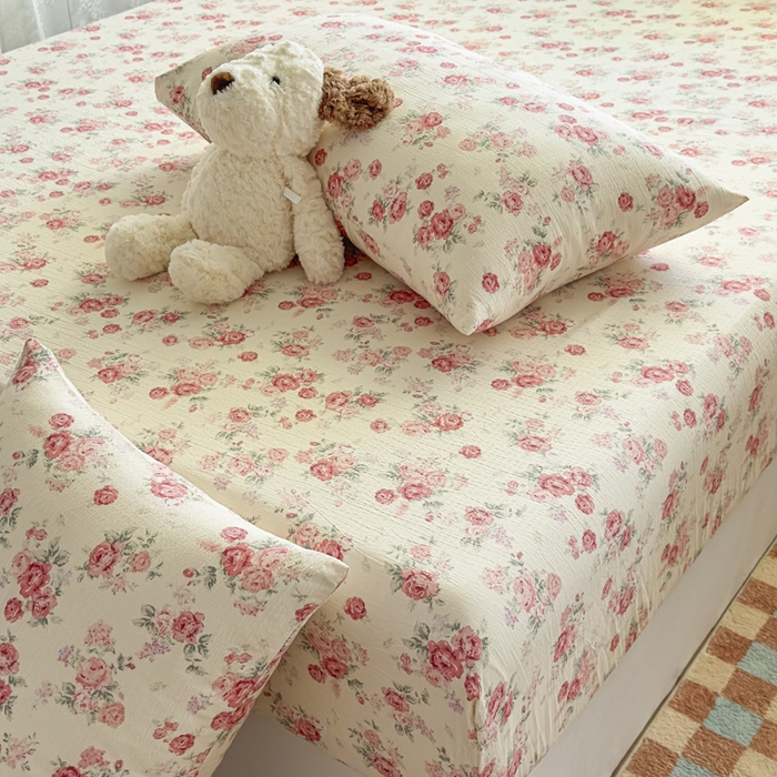 91家纺网 家纺一手货源 找家纺 （总）爱彼家纺 2025新款水洗水洗棉印花床笠单品床笠床笠三件套风格一