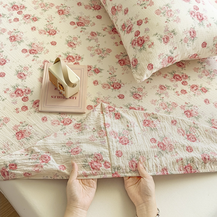 91家纺网 家纺一手货源 找家纺 （总）爱彼家纺 2025新款水洗水洗棉印花床笠单品床笠床笠三件套风格一