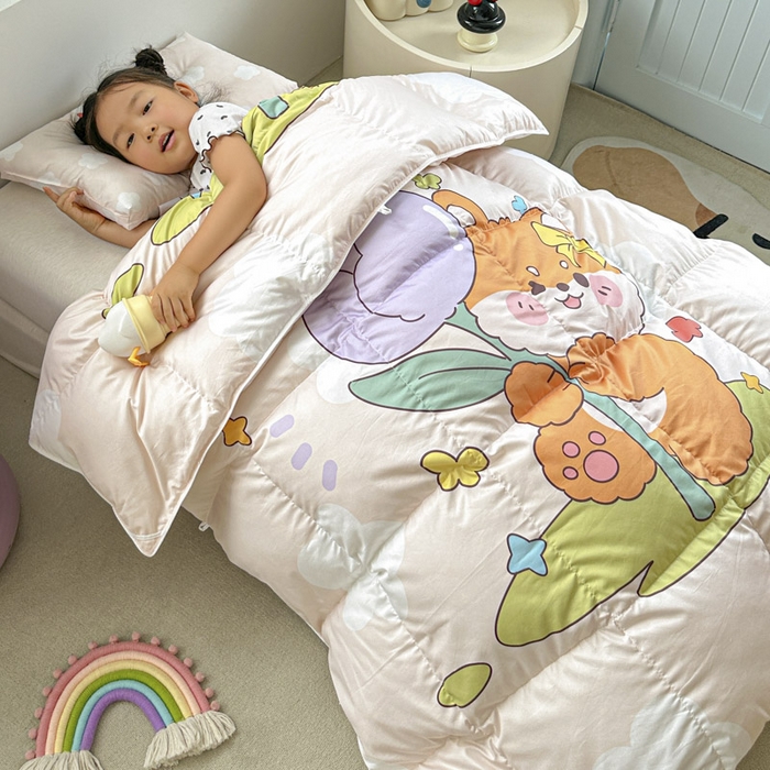 91家纺网 家纺一手货源 找家纺 暖羽屋羽绒馆 2025新款鹅绒被子 儿童羽绒被芯95白鹅绒 幼儿园冬被 学生羽绒被宿舍春秋被 小柴乐乐