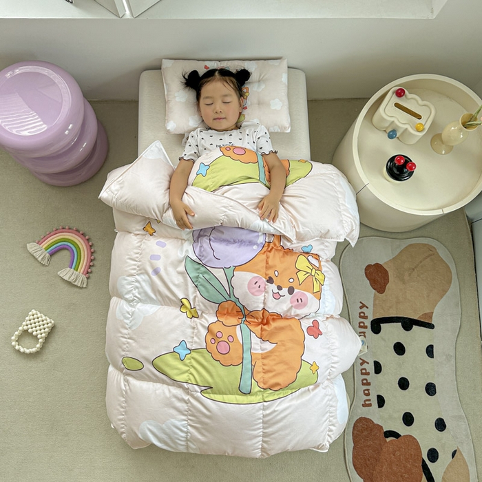 91家纺网 家纺一手货源 找家纺 暖羽屋羽绒馆 2025新款鹅绒被子 儿童羽绒被芯95白鹅绒 幼儿园冬被 学生羽绒被宿舍春秋被 小柴乐乐