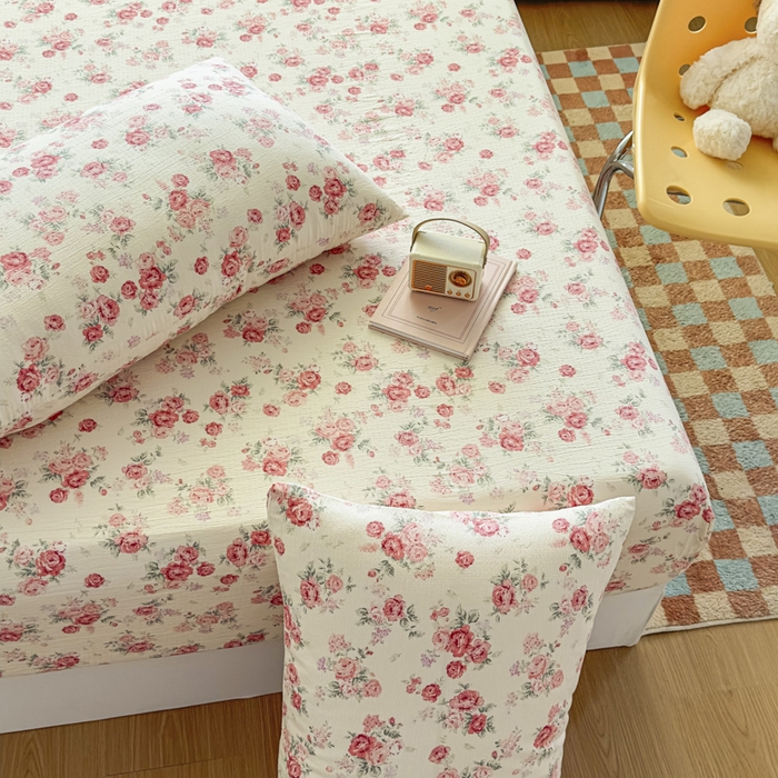 91家纺网 家纺一手货源 找家纺 （总）爱彼家纺 2025新款水洗水洗棉印花床笠单品床笠床笠三件套风格一