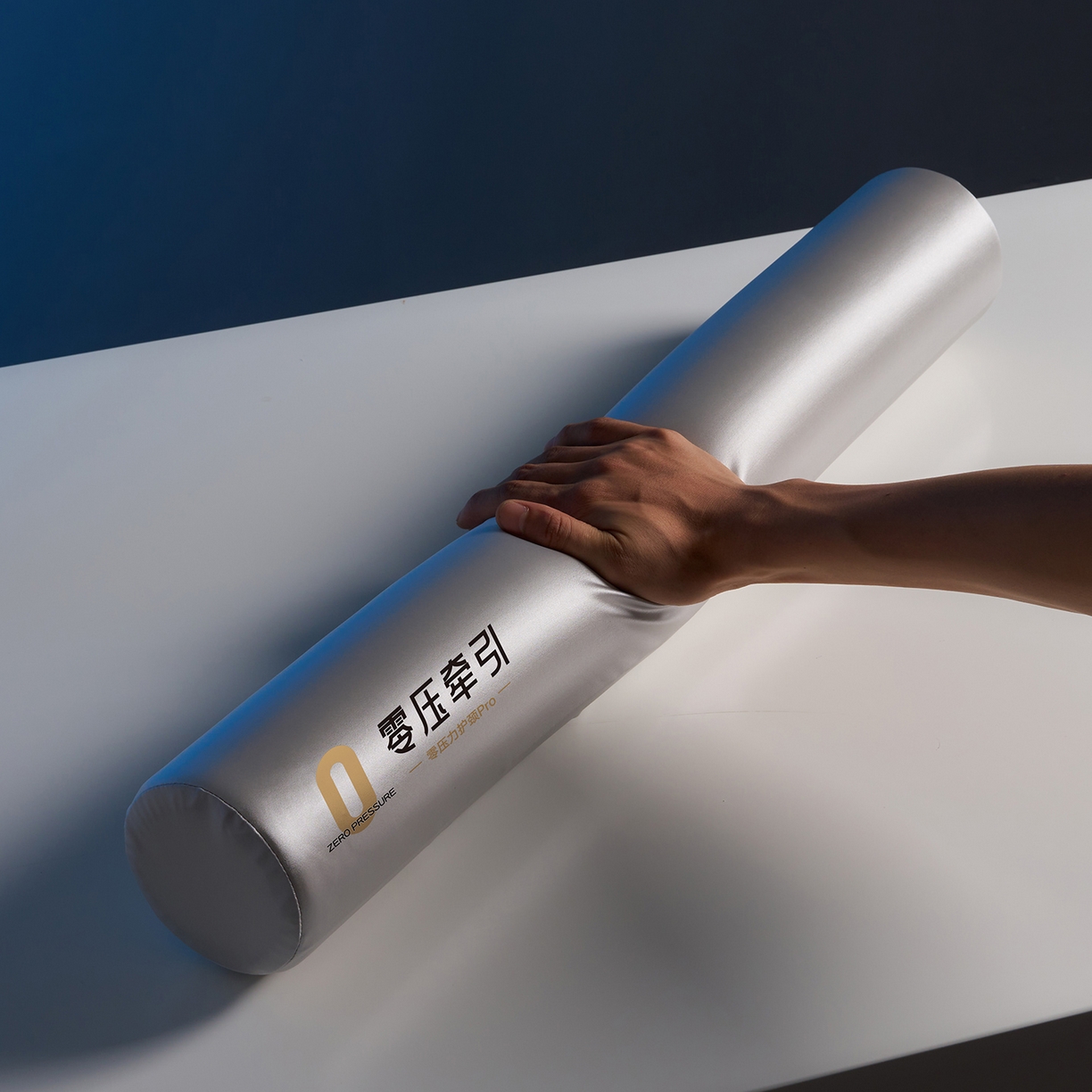 91家纺网 家纺一手货源 找家纺 乐可 2025新款零压记忆圆柱枕头枕芯 零压记忆-圆柱枕灰