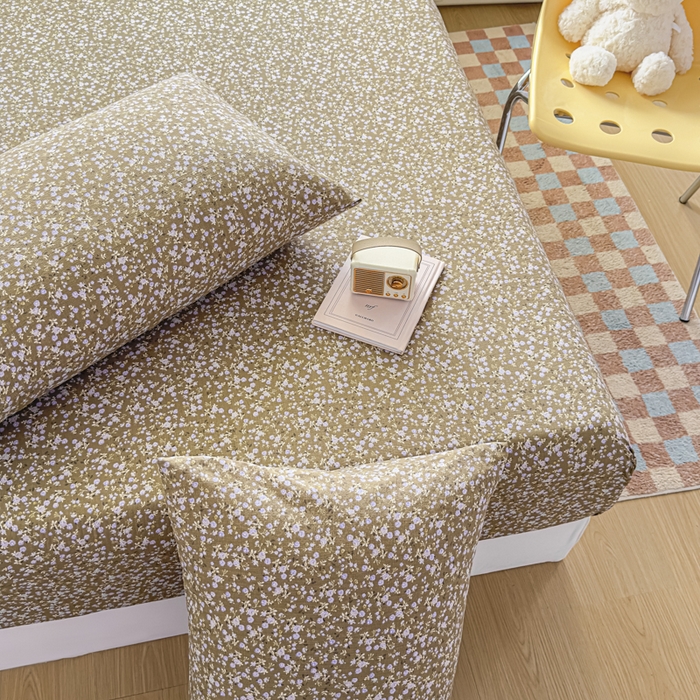 91家纺网 家纺一手货源 找家纺 （总）爱彼家纺 2025新款水洗水洗棉印花床笠单品床笠床笠三件套风格一