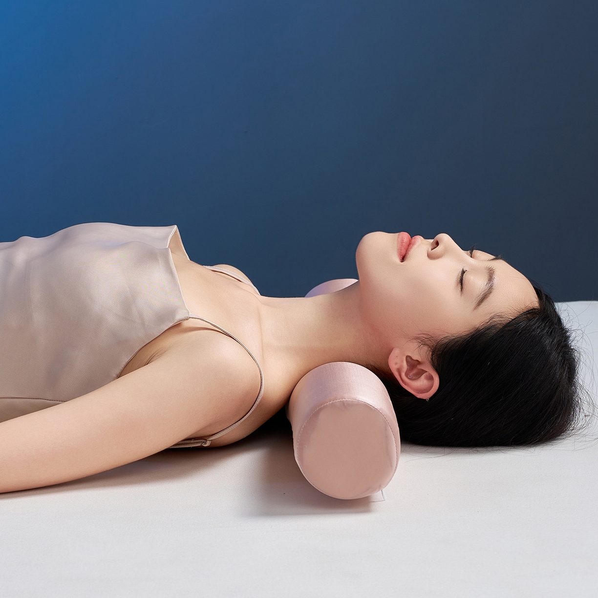 91家纺网 家纺一手货源 找家纺 乐可 2025新款零压记忆圆柱枕头枕芯 零压记忆-圆柱枕粉