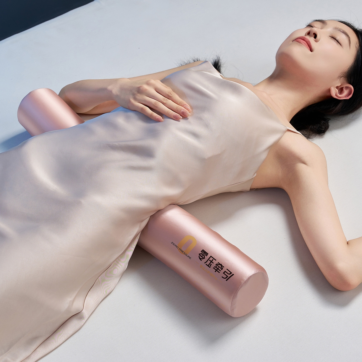 91家纺网 家纺一手货源 找家纺 乐可 2025新款零压记忆圆柱枕头枕芯 零压记忆-圆柱枕粉