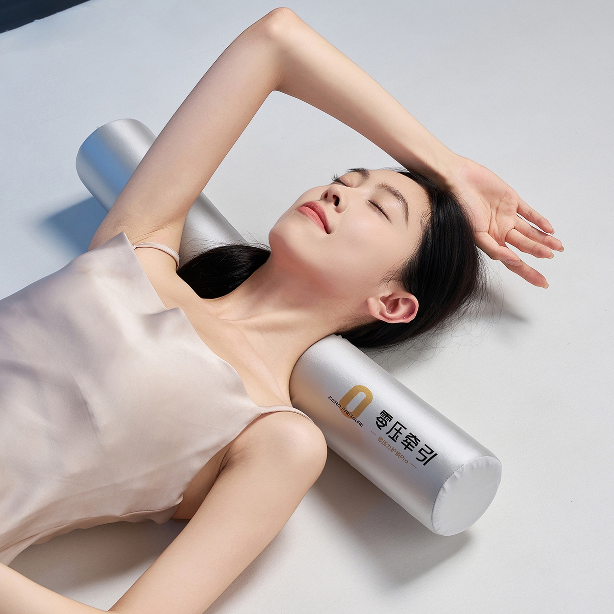 91家纺网 家纺一手货源 找家纺 乐可 2025新款零压记忆圆柱枕头枕芯 零压记忆-圆柱枕灰