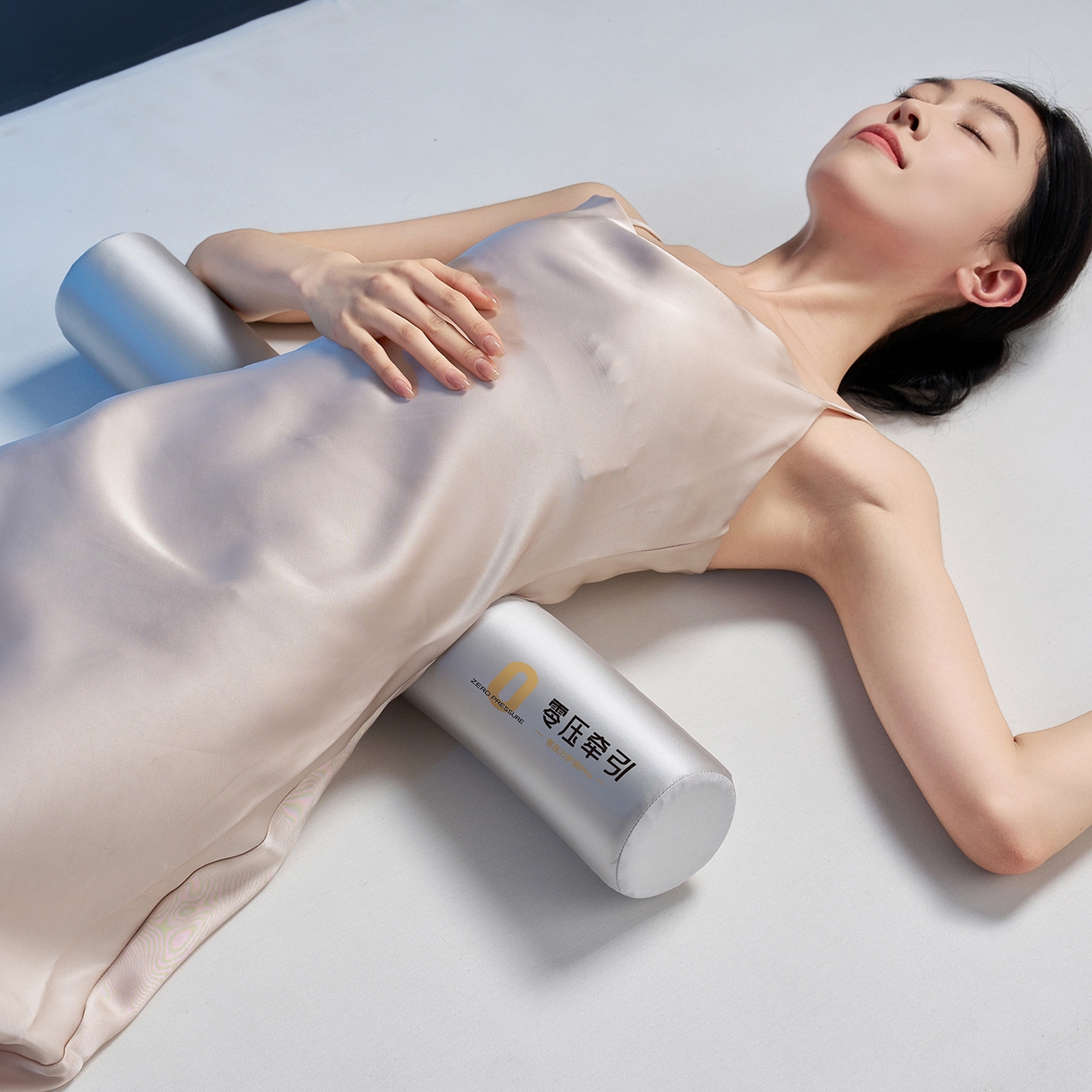 91家纺网 家纺一手货源 找家纺 乐可 2025新款零压记忆圆柱枕头枕芯 零压记忆-圆柱枕灰