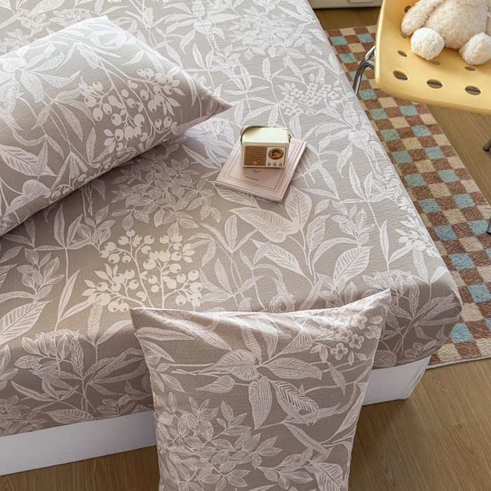 91家纺网 家纺一手货源 找家纺 （总）爱彼家纺 2025新款水洗水洗棉印花床笠单品床笠床笠三件套风格一