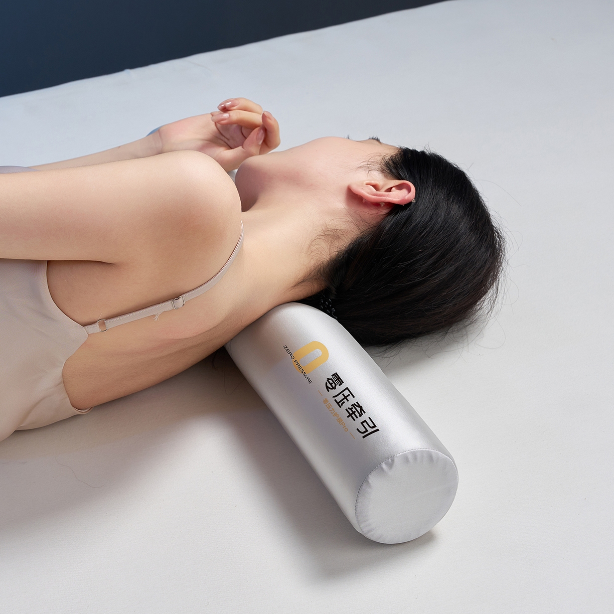 91家纺网 家纺一手货源 找家纺 乐可 2025新款零压记忆圆柱枕头枕芯 零压记忆-圆柱枕灰