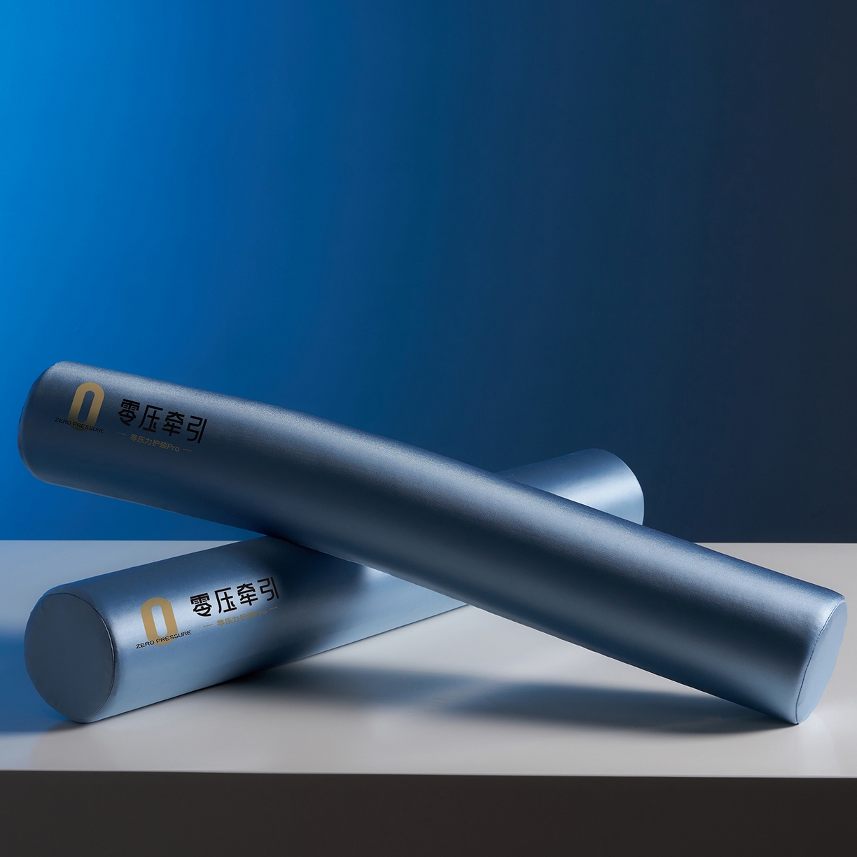 91家纺网 家纺一手货源 找家纺 乐可 2025新款零压记忆圆柱枕头枕芯 零压记忆-圆柱枕蓝