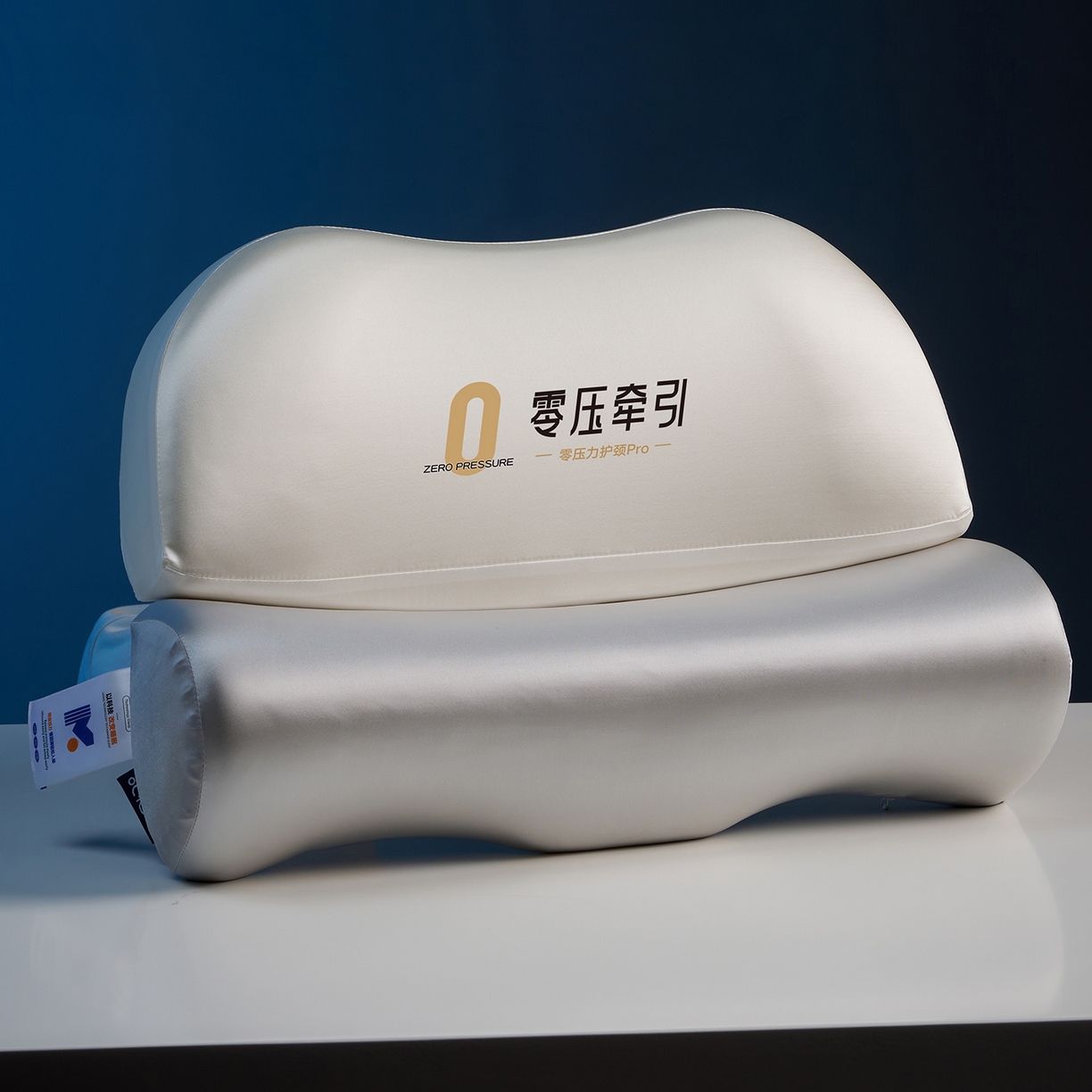 乐可 2025新款零压记忆牵引枕头枕芯 零压记忆-牵引枕灰