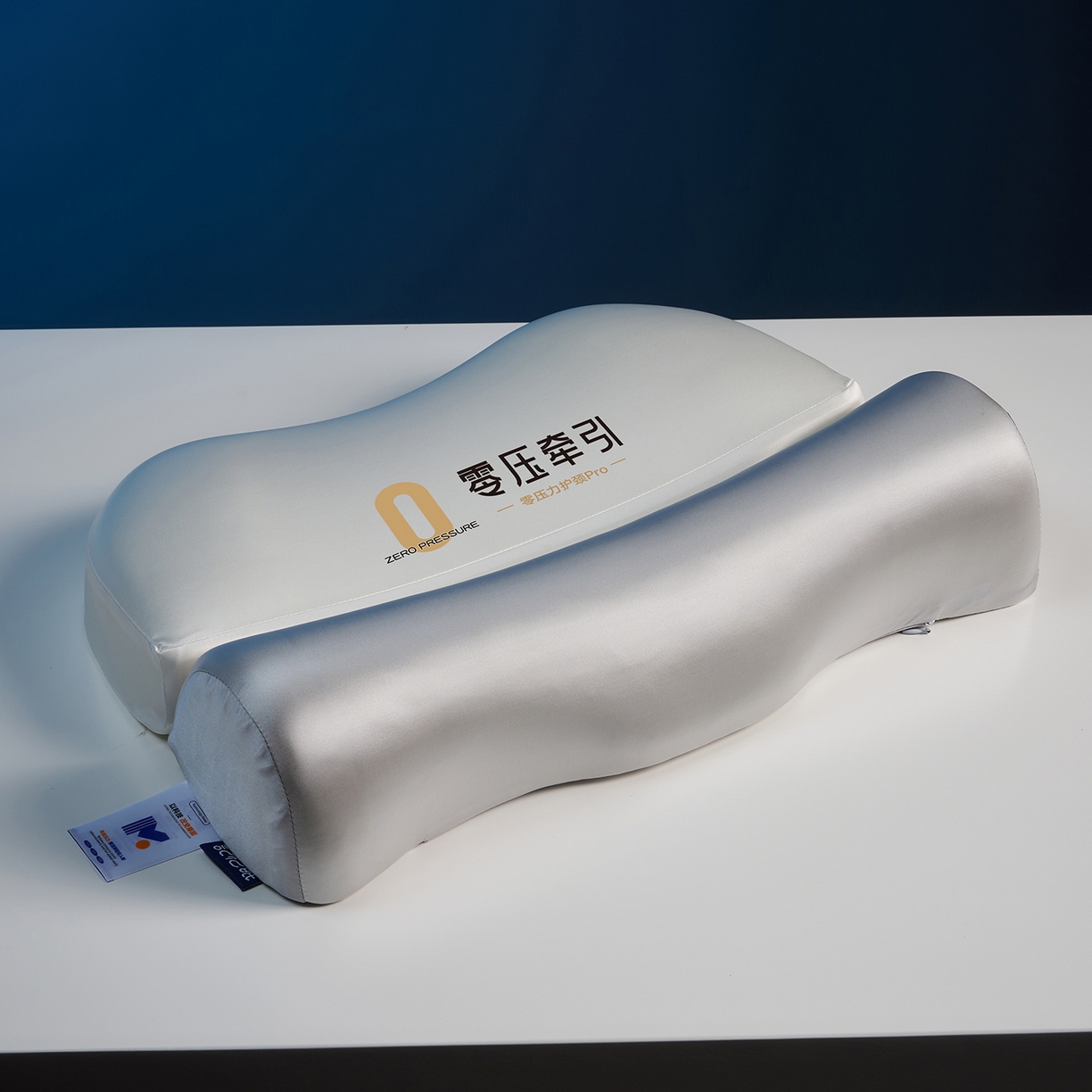 91家纺网 家纺一手货源 找家纺 乐可 2025新款零压记忆牵引枕头枕芯 零压记忆-牵引枕灰