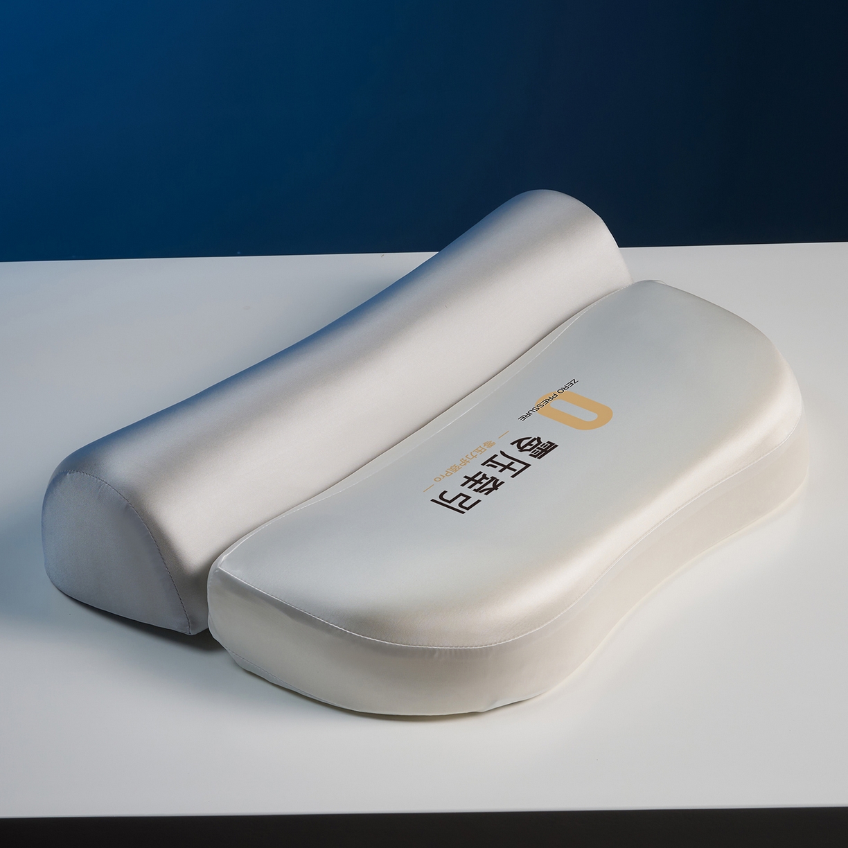 91家纺网 家纺一手货源 找家纺 乐可 2025新款零压记忆牵引枕头枕芯 零压记忆-牵引枕灰