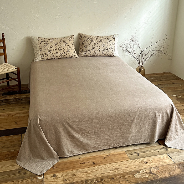 91家纺网 家纺一手货源 找家纺 （总）梵克保罗 2025新款亚麻复古花边系列四件套