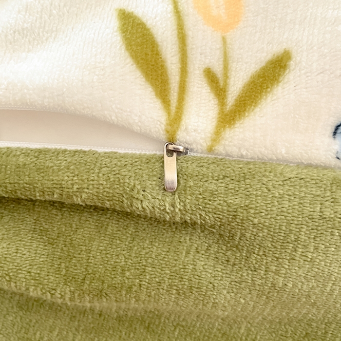 91家纺网 家纺一手货源 找家纺 寻米 2025新款高克重加厚保暖牛奶绒四件套-第二批 小狗茶园-绿