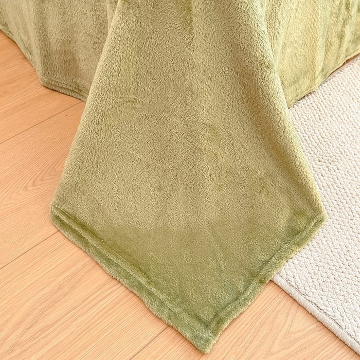 91家纺网 家纺一手货源 找家纺 寻米 2025新款高克重加厚保暖牛奶绒四件套-第二批 小狗茶园-绿