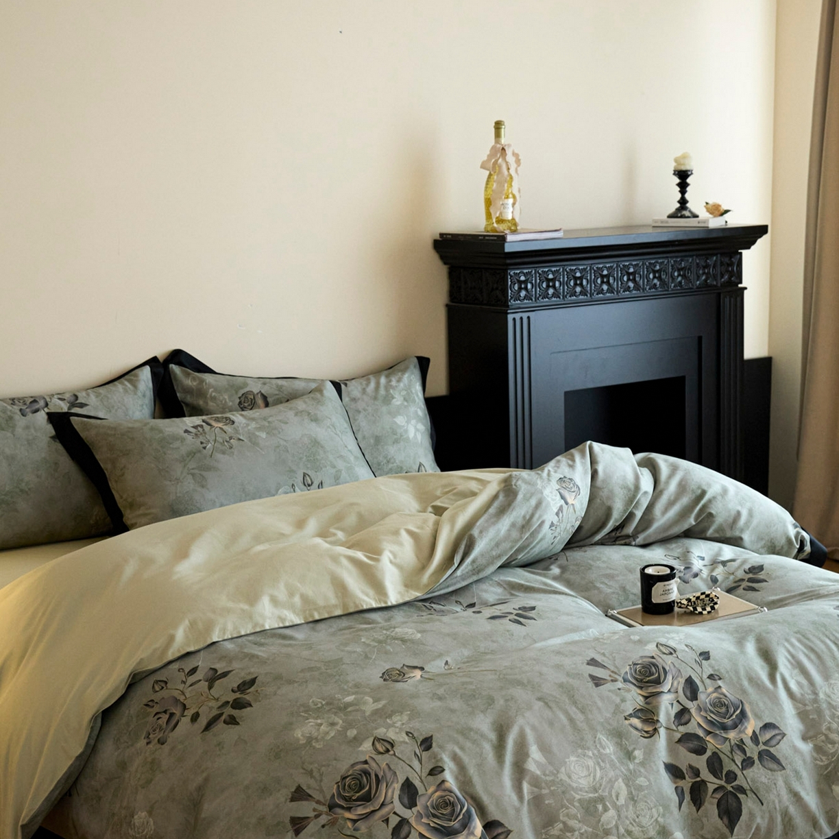 91家纺网 家纺一手货源 找家纺 （总）帝王家纺 2025新款爆款秋冬印花四件套轻奢高级感磨毛超柔亲肤四季款