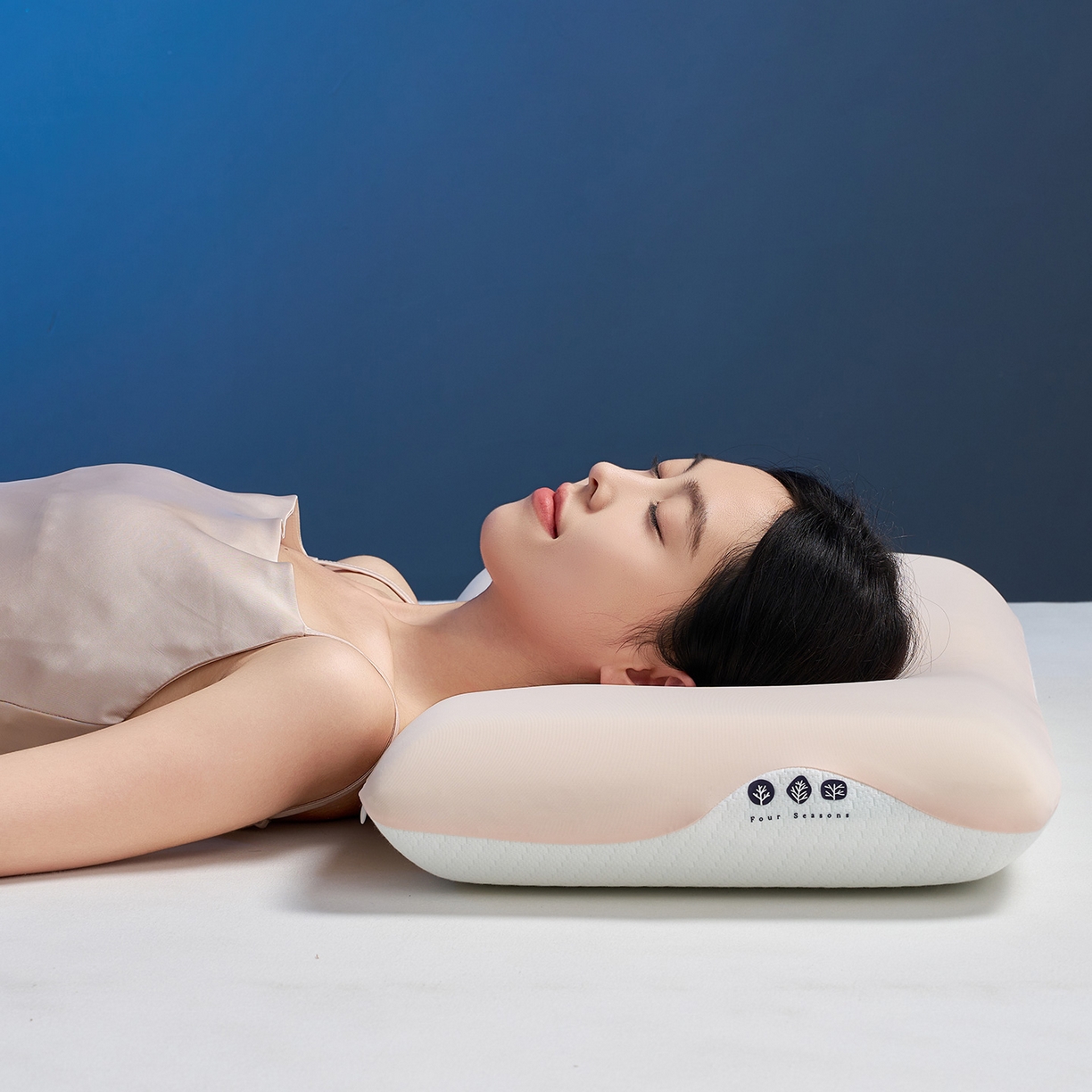 91家纺网 家纺一手货源 找家纺 乐可 2025新款生物基艾草零度绵枕头枕芯 生物基艾草零度绵枕粉