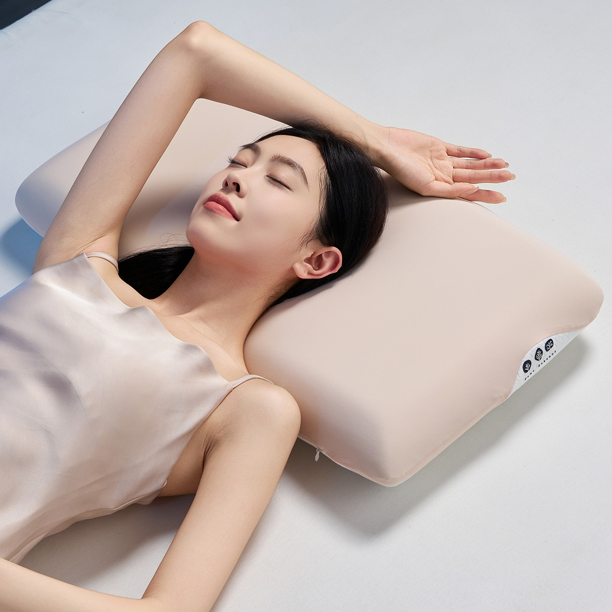 91家纺网 家纺一手货源 找家纺 乐可 2025新款生物基艾草零度绵枕头枕芯 生物基艾草零度绵枕粉