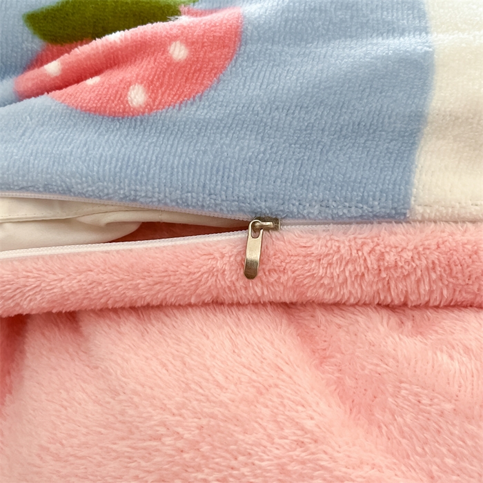 91家纺网 家纺一手货源 找家纺 寻米 2025新款高克重加厚保暖牛奶绒四件套-第二批 小兔日记