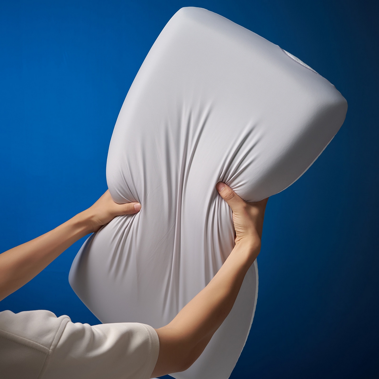 91家纺网 家纺一手货源 找家纺 乐可 2025新款生物基艾草零度绵枕头枕芯 生物基艾草零度绵枕灰