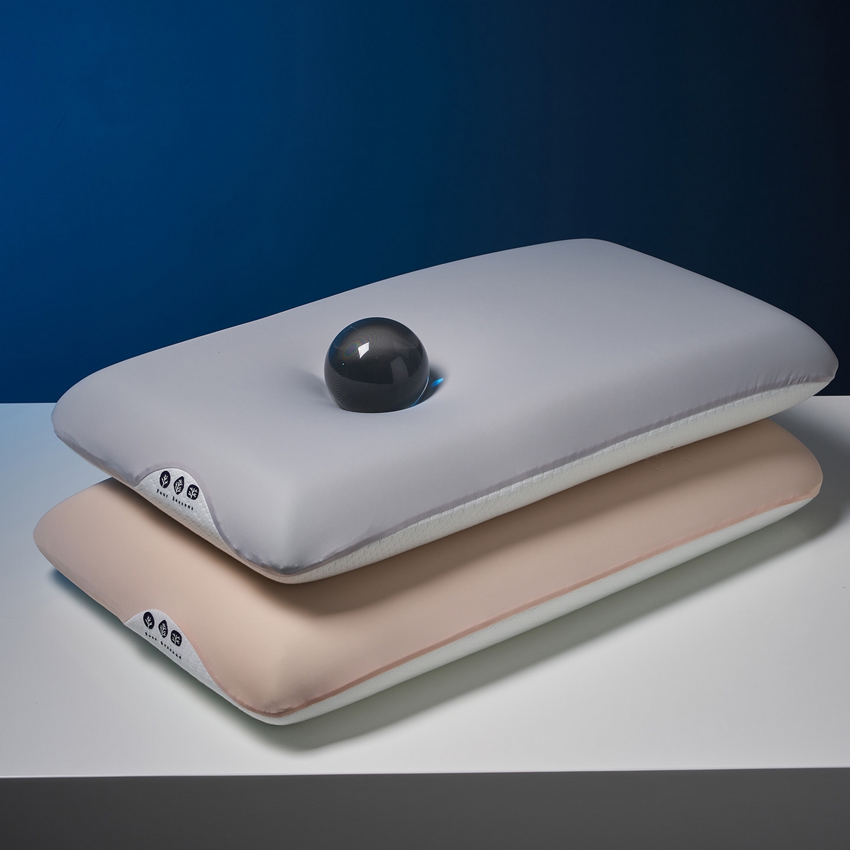 91家纺网 家纺一手货源 找家纺 乐可 2025新款生物基艾草零度绵枕头枕芯 生物基艾草零度绵枕灰