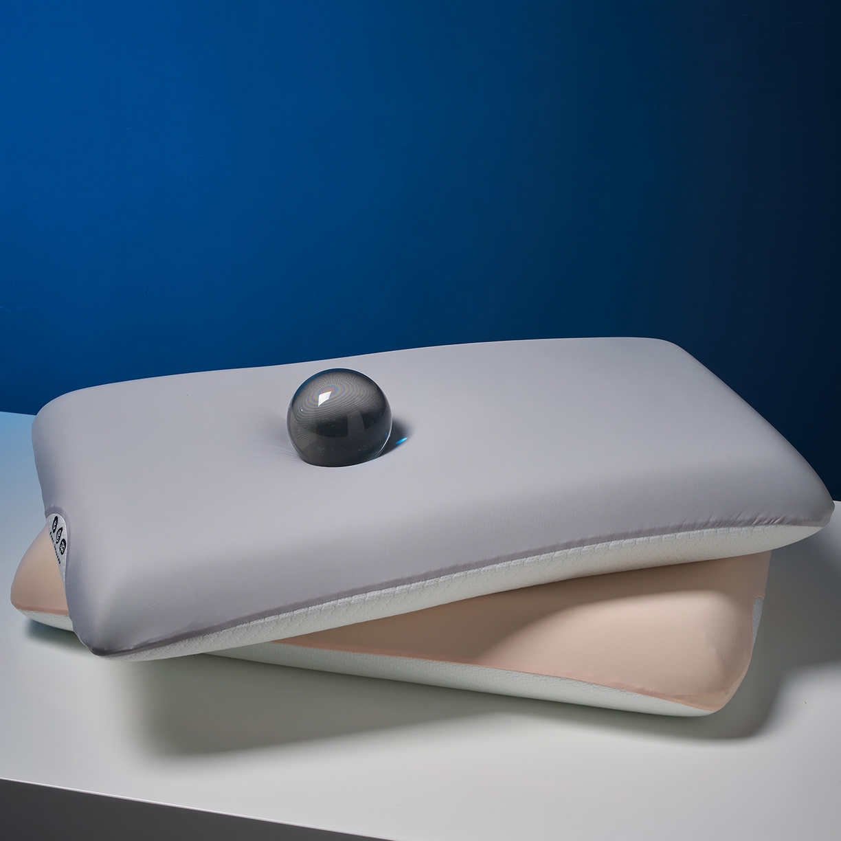 91家纺网 家纺一手货源 找家纺 乐可 2025新款生物基艾草零度绵枕头枕芯 生物基艾草零度绵枕灰