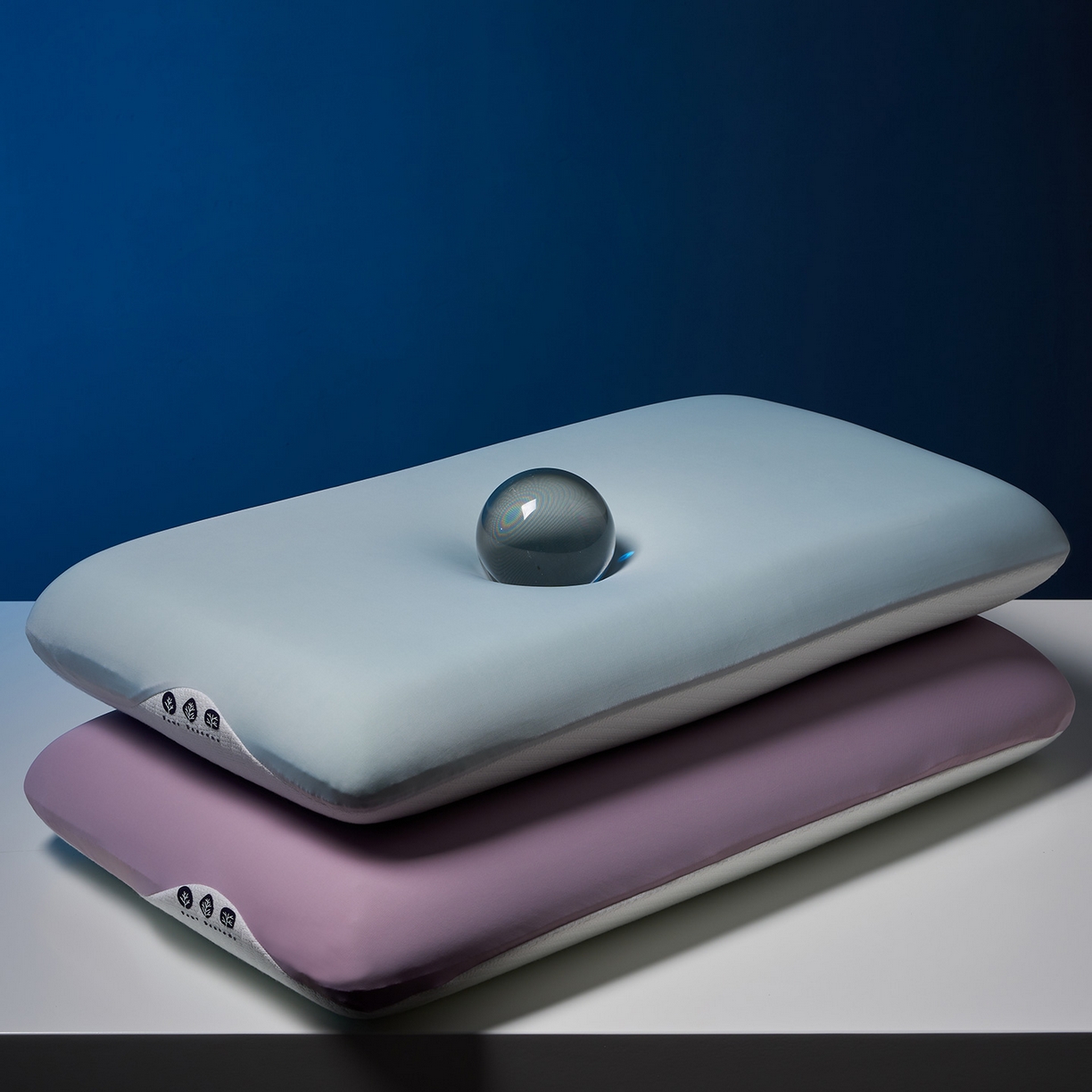 91家纺网 家纺一手货源 找家纺 乐可 2025新款生物基艾草零度绵枕头枕芯 生物基艾草零度绵枕蓝