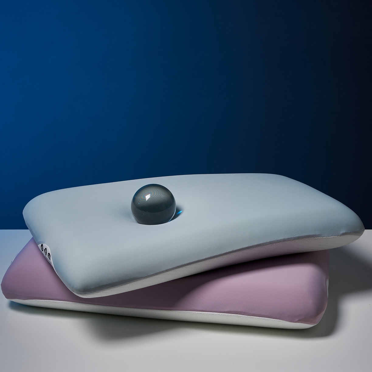 91家纺网 家纺一手货源 找家纺 乐可 2025新款生物基艾草零度绵枕头枕芯 生物基艾草零度绵枕蓝