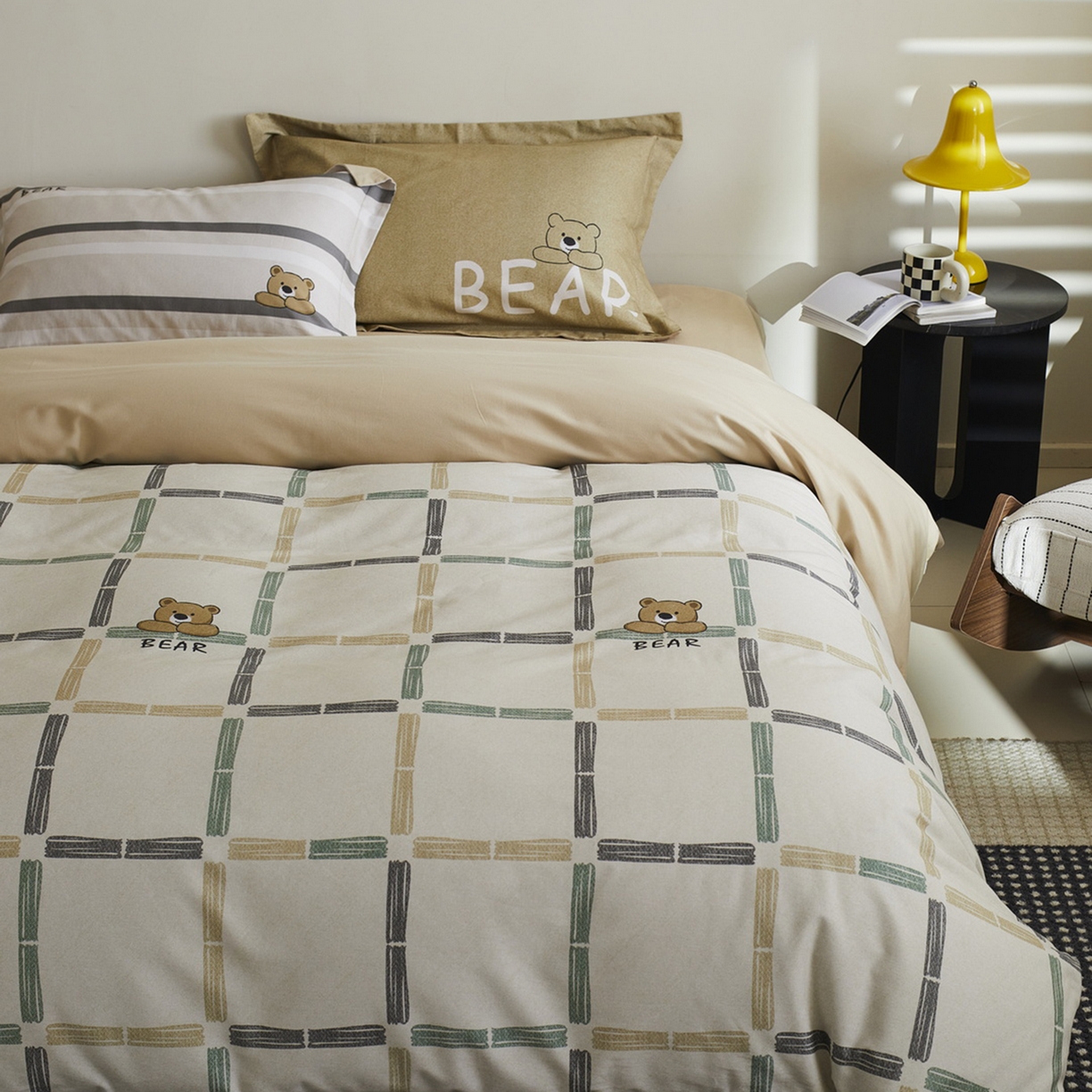 91家纺网 家纺一手货源 找家纺 （总）由丽2025新款卡通磨毛印花四件套（控价券后不低于小号190，标准210，加大225）