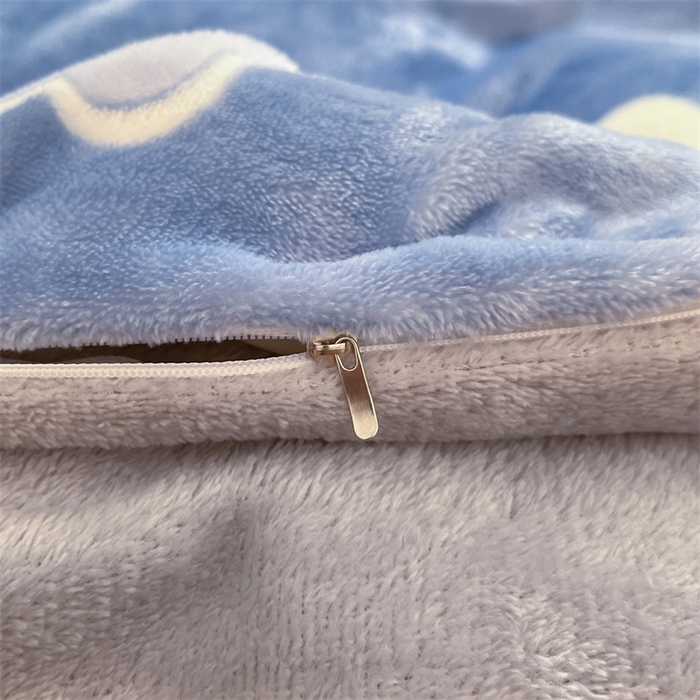 91家纺网 家纺一手货源 找家纺 寻米 2025新款高克重加厚保暖牛奶绒四件套-第二批 星空萌物