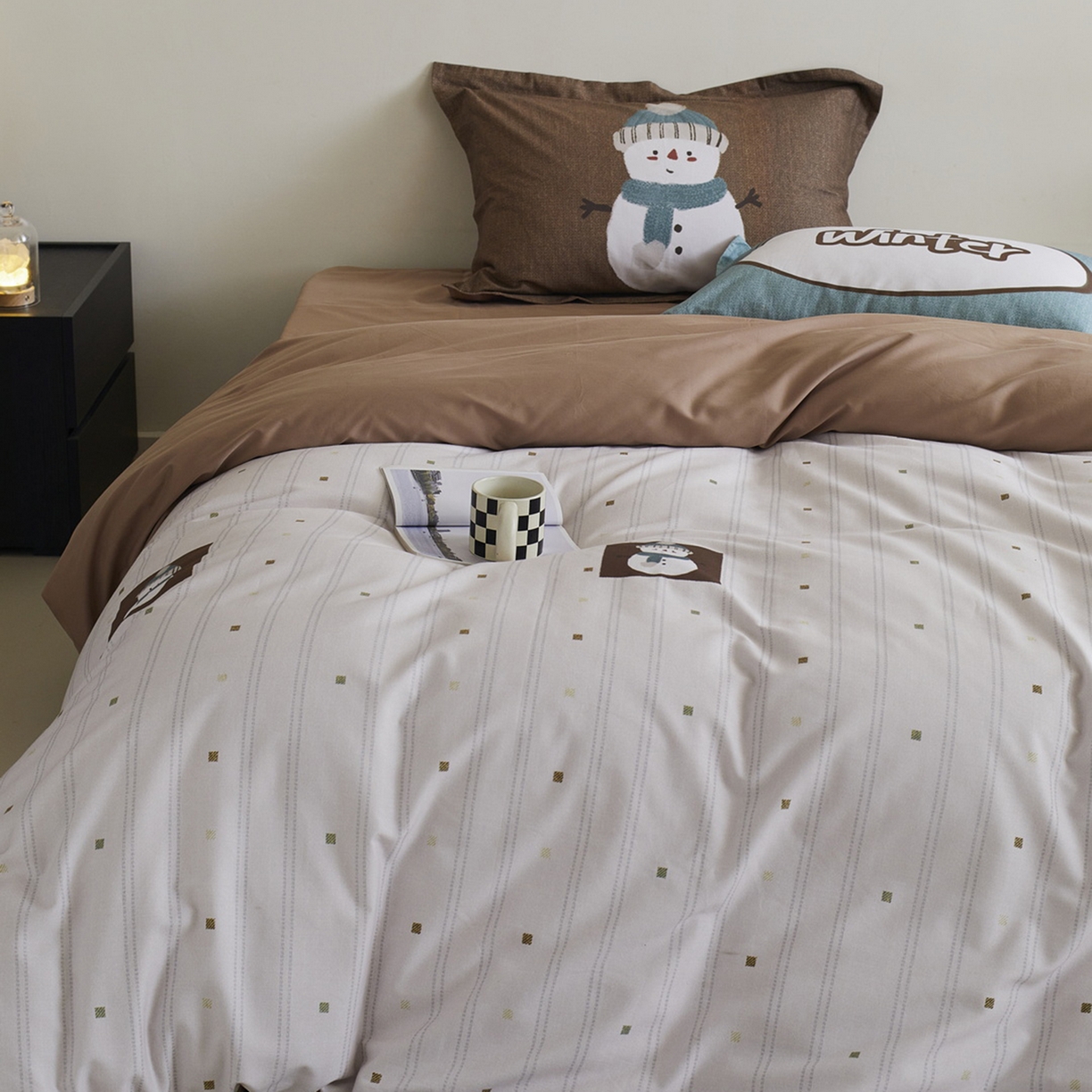 91家纺网 家纺一手货源 找家纺 （总）由丽2025新款卡通磨毛印花四件套（控价券后不低于小号190，标准210，加大225）