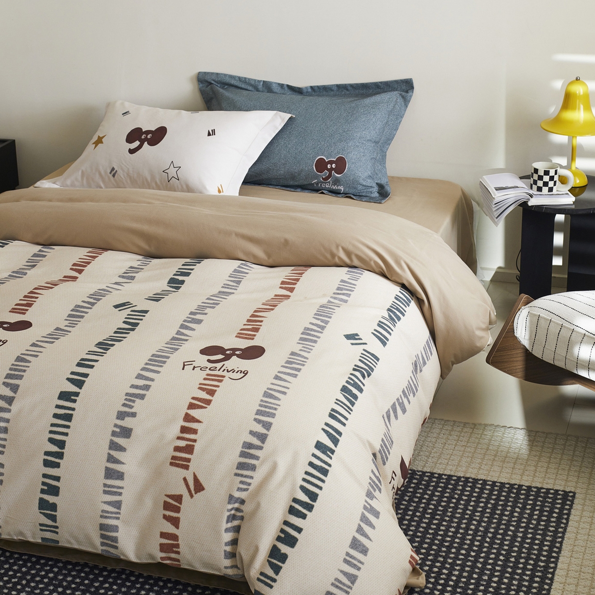 91家纺网 家纺一手货源 找家纺 （总）由丽2025新款卡通磨毛印花四件套（控价券后不低于小号190，标准210，加大225）