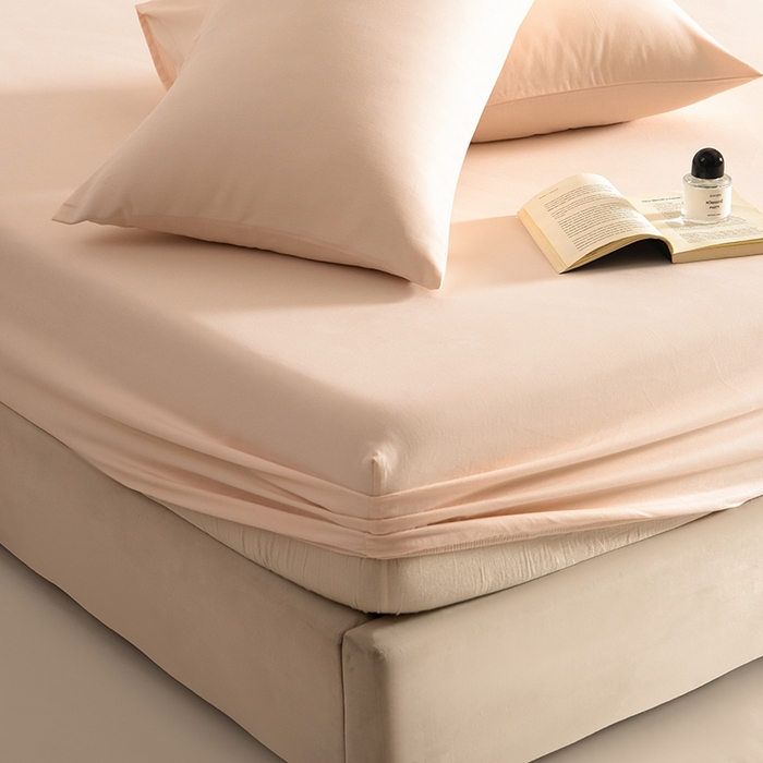 91家纺网 家纺一手货源 找家纺 （总）Mr.pig猪先生水洗棉 2025新款A类50支双股全棉纯棉贡缎磨毛单床笠床笠单件