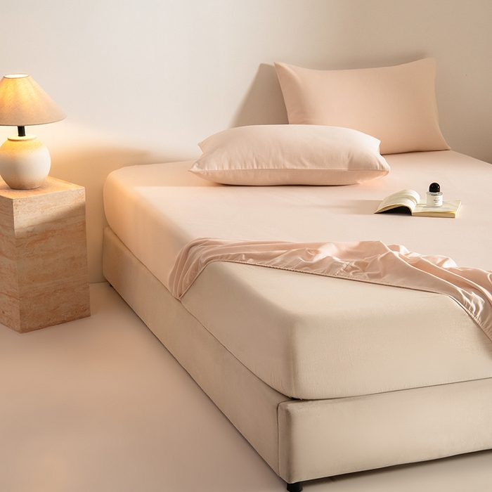 91家纺网 家纺一手货源 找家纺 （总）Mr.pig猪先生水洗棉 2025新款A类50支双股全棉纯棉贡缎磨毛单床笠床笠单件