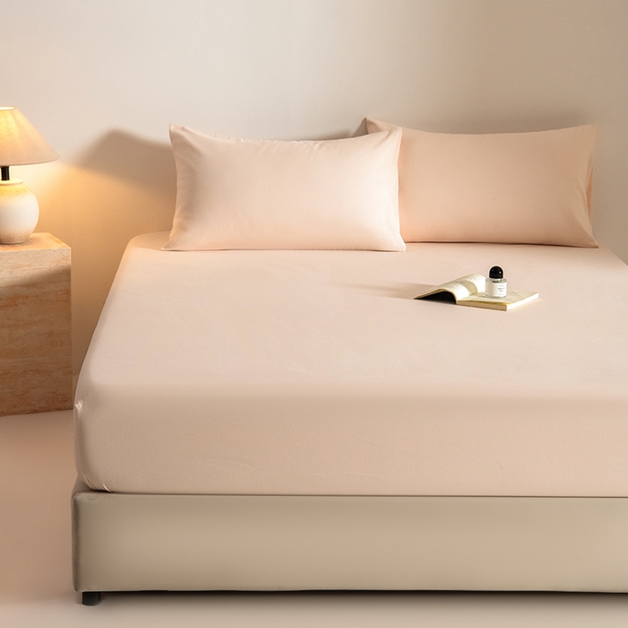 91家纺网 家纺一手货源 找家纺 （总）Mr.pig猪先生水洗棉 2025新款A类50支双股全棉纯棉贡缎磨毛单床笠床笠单件